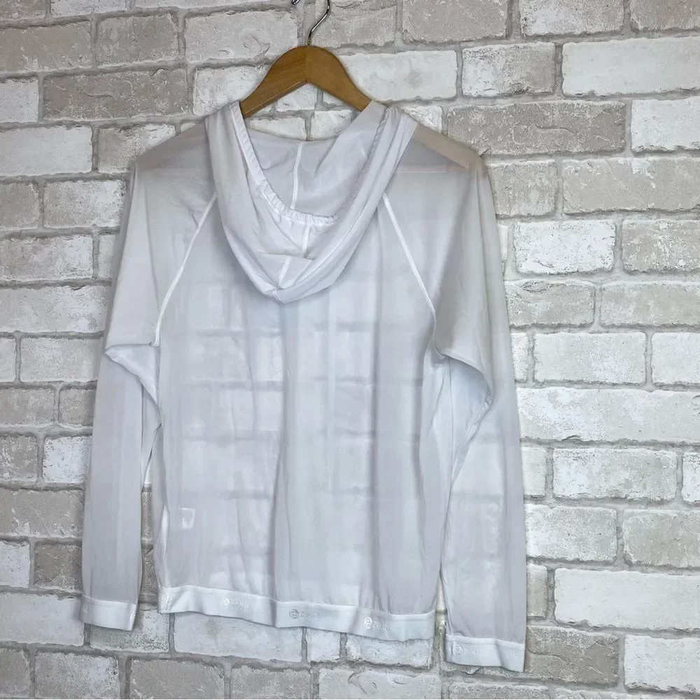 Zella Innovate Sheer Water Repellent Hoodie Size S